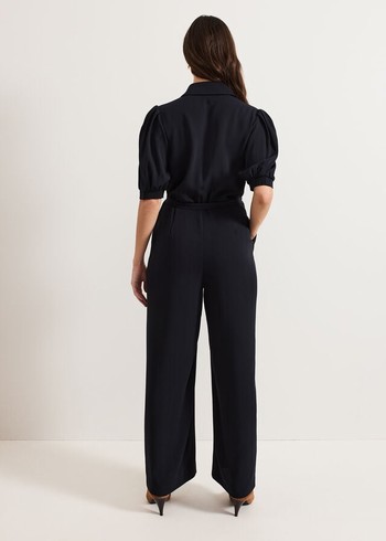 Phase Eight Candice Zip Jumpsuit Navy Australia | BA1258793